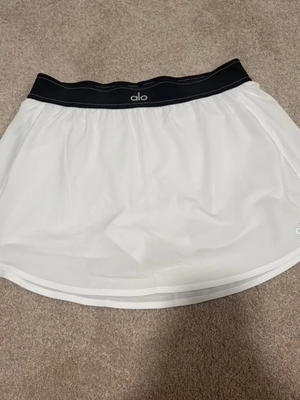 ALO White Mini Skirt